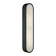 Marblestone 1-Light LED Wall Sconce in Black