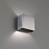 Boxi 1-Light LED Wall Sconce in Brushed Nickel