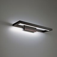 View 1-Light LED Bathroom Vanity Light in Black