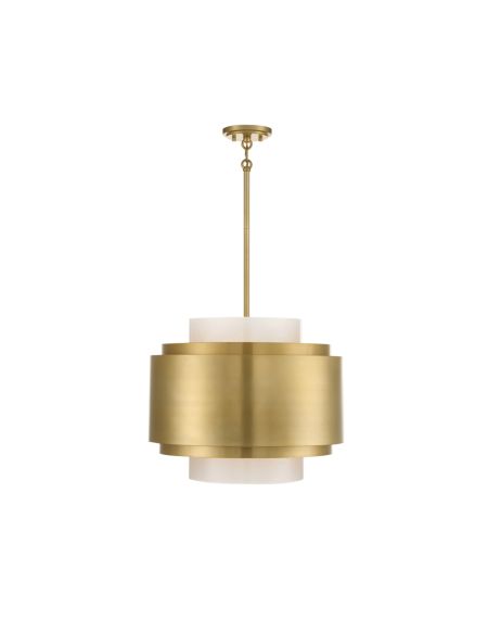 Beacon 4-Light Pendant in Burnished Brass