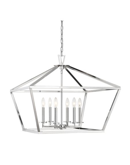  Townsend Foyer Light in Polished Nickel