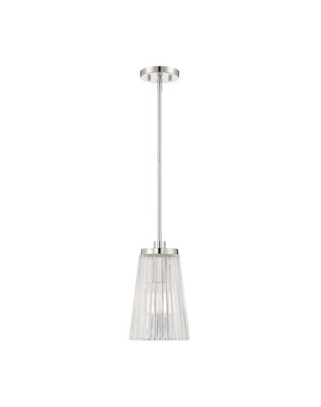 Chantilly 1-Light Pendant in Polished Nickel