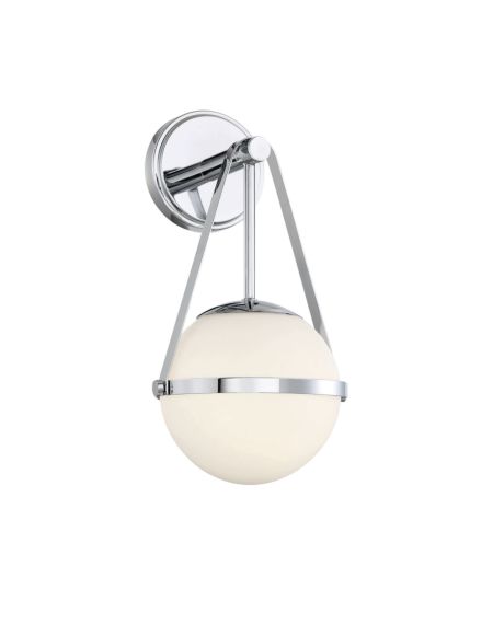 Polson 1-Light Wall Sconce in Polished Chrome