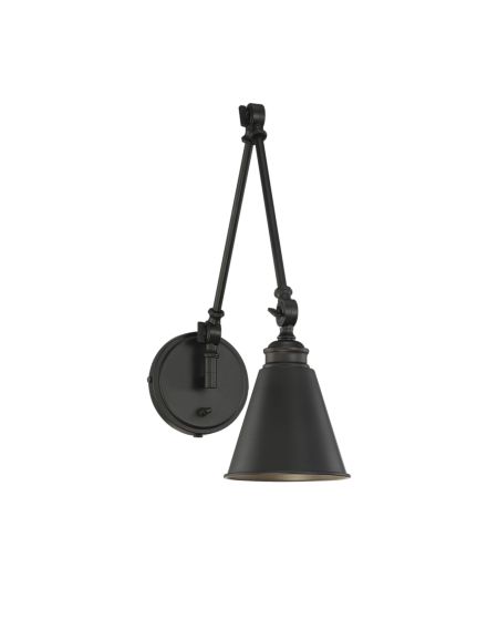  Morland Wall Sconce in Matte Black
