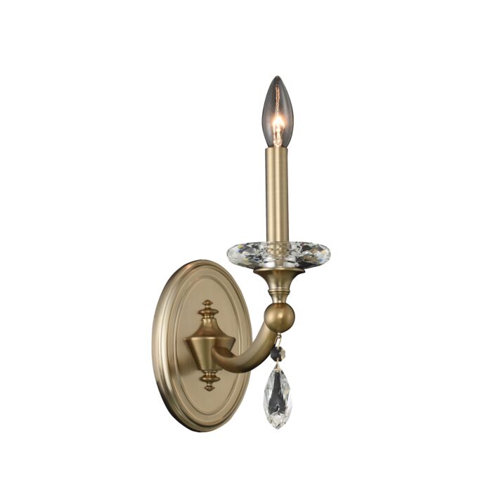 Allegri Floridia 13 Inch Wall Sconce in Matte Brushed Champagne Gold