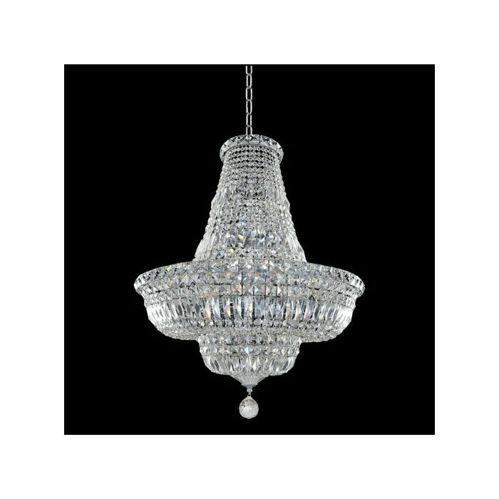 Allegri Betti Firenze Crystal Pendant Light in Chrome