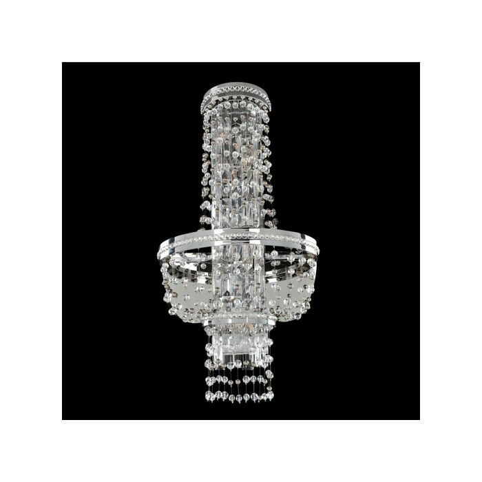 Allegri Capri 5 Light 24 Inch Wall Sconce in Chrome