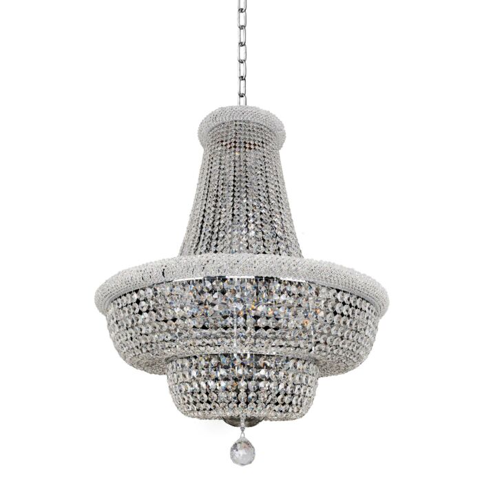 Allegri Napoli 21 Light Pendant Light in Chrome