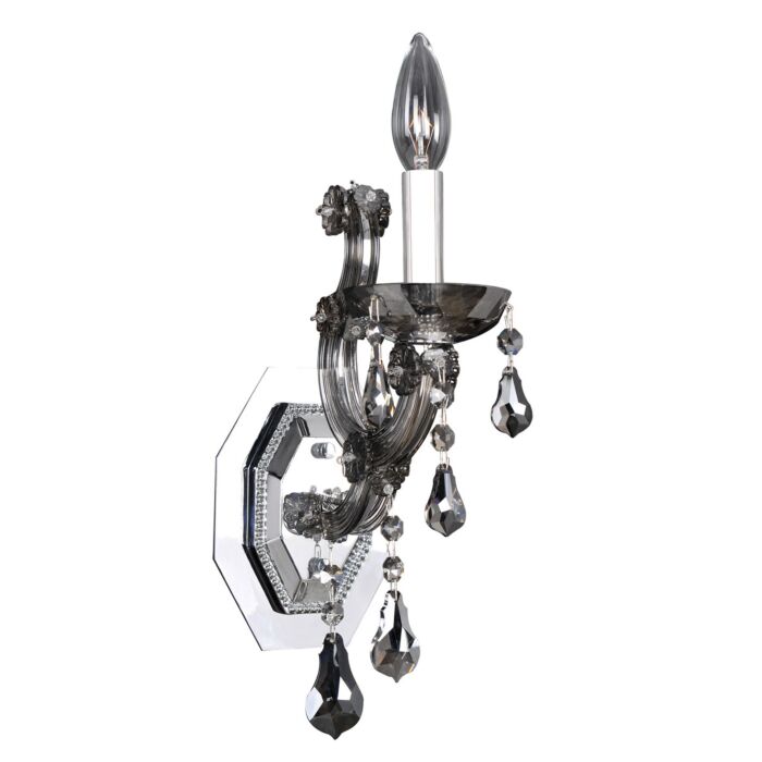 Allegri Brahms 14 Inch Wall Sconce in Chrome