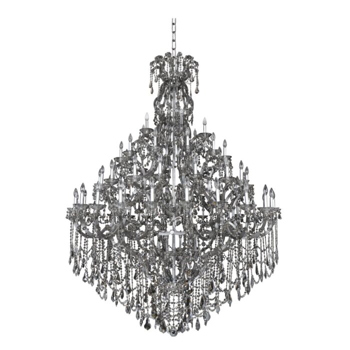 Allegri Brahms 66 Light Contemporary Chandelier in Chrome