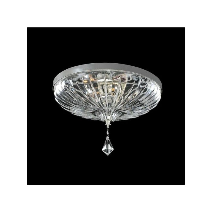 Allegri Orecchini 4 Light Ceiling Light in Two Tone Silver