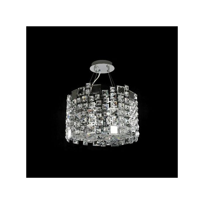 Allegri Dolo 4 Light Pendant Light in Chrome