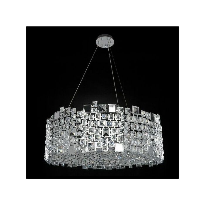 Allegri Dolo 12 Light Pendant Light in Chrome