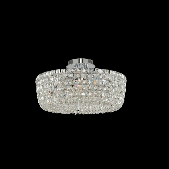 Allegri Cesano 5 Light Ceiling Light in Chrome