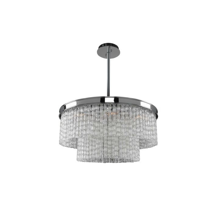 Allegri Savena 8 Light Pendant Light in Chrome