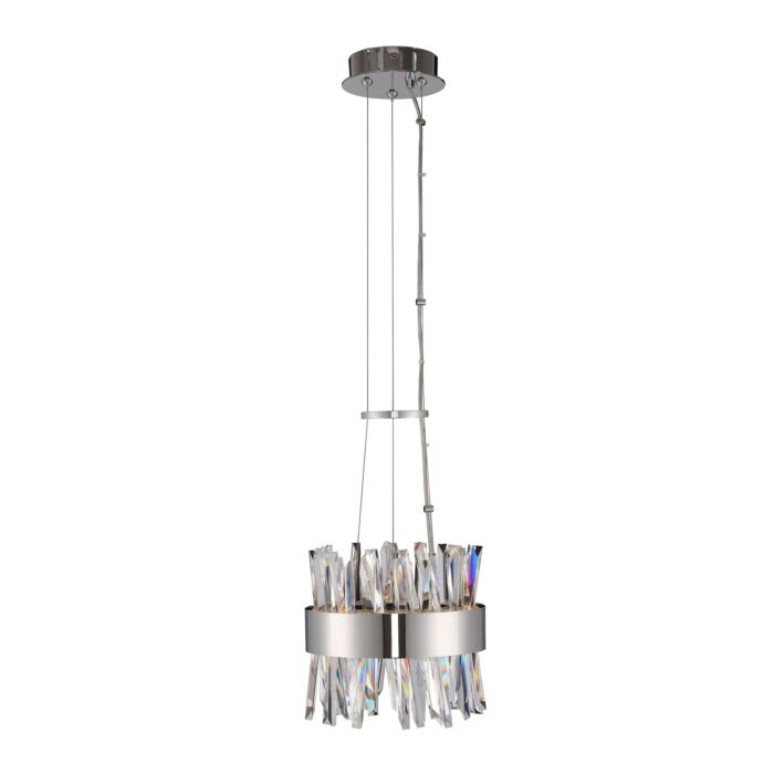 Allegri Glacier Mini Pendant in Chrome