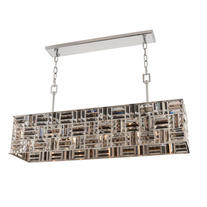 Allegri Modello 5 Light 9 Inch Pendant Light in Chrome
