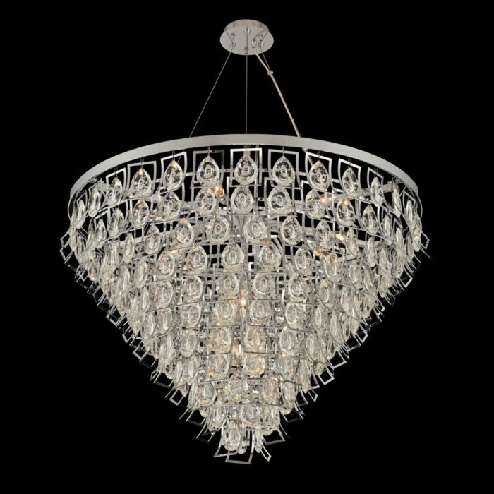 Allegri Carmella 15 Light Pendant Light in Chrome