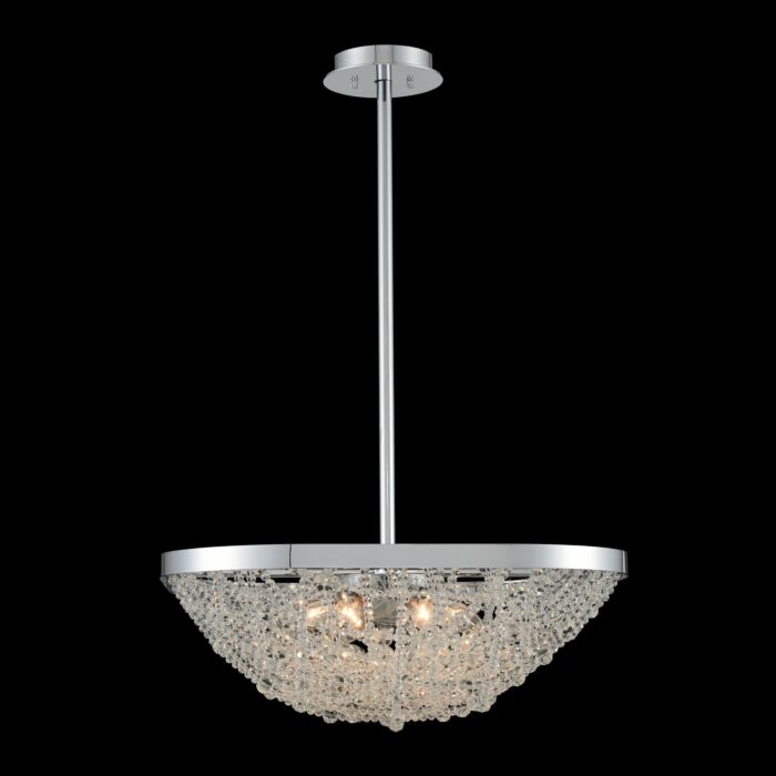 Allegri Lana 6 Light 21 Inch Pendant Light in Chrome