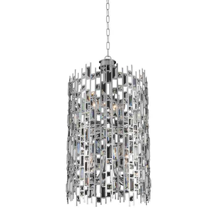 Allegri Fonseca 8 Light Pendant Light in Chrome