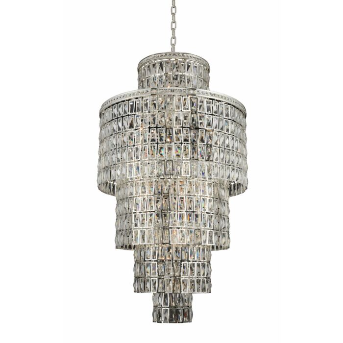 Allegri Kasturi 22 Light Pendant Light in Silver