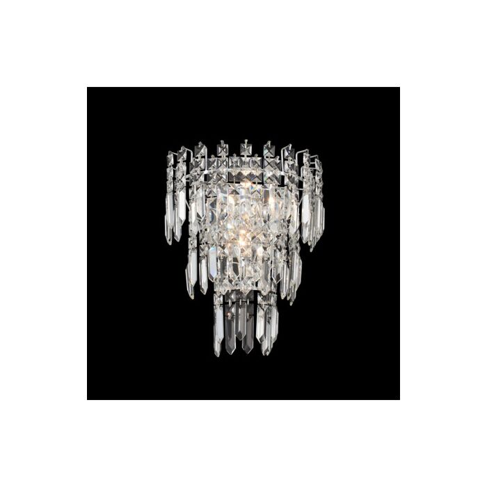 Allegri Pandoro 2 Light 13 Inch Wall Sconce in Chrome