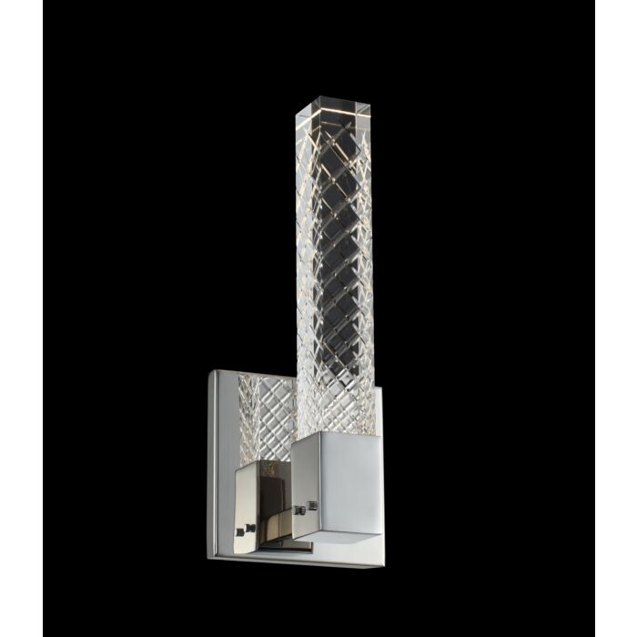 Allegri Apollo 12 Inch Wall Sconce in Chrome