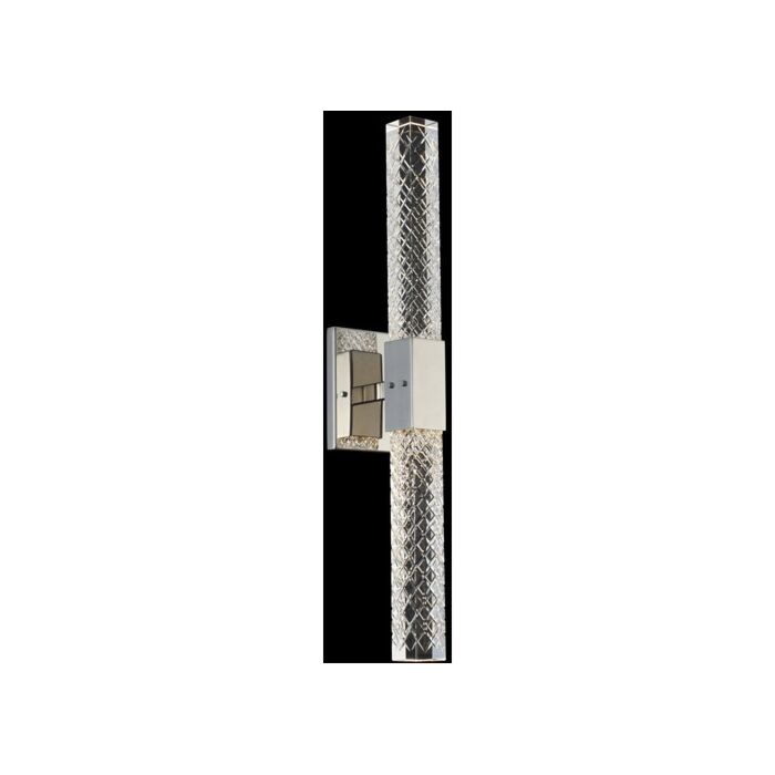 Allegri Apollo 22 Inch Wall Sconce in Chrome