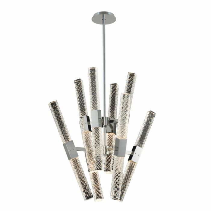 Allegri Apollo Contemporary Chandelier in Brushed Champagne Gold