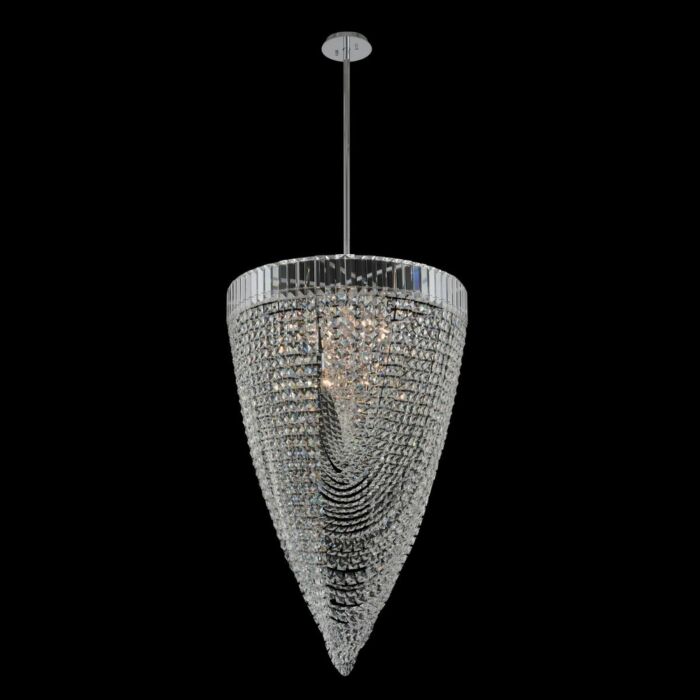 Allegri Mira 18 Light Pendant Light in Chrome