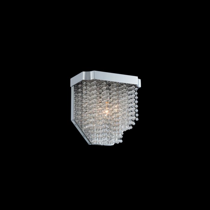 Allegri Tenda 9 Inch Wall Sconce in Chrome