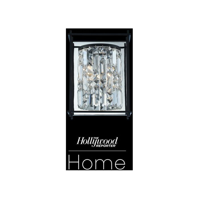 Allegri Joni 12 Inch Wall Sconce in Matte Black