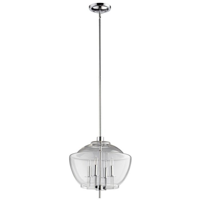 Cyan Design Empoli 4 Light Pendant Light in Chrome