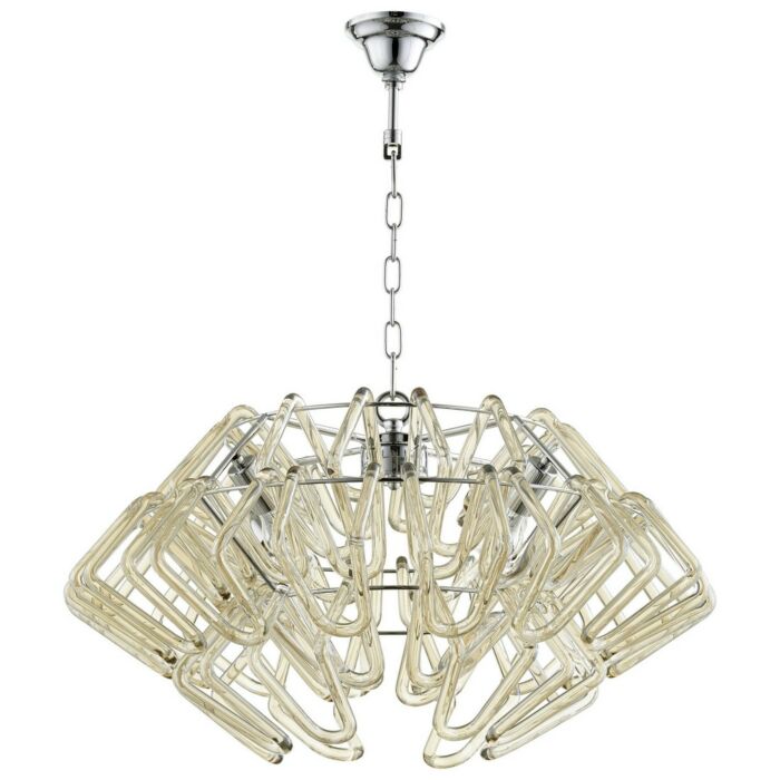Cyan Design Roswell 30.5 Inch 4 Light Pendant in Chrome
