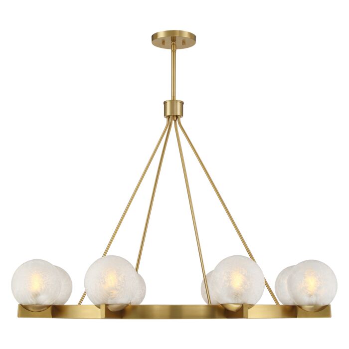Darien 8-Light Chandelier in Warm Brass