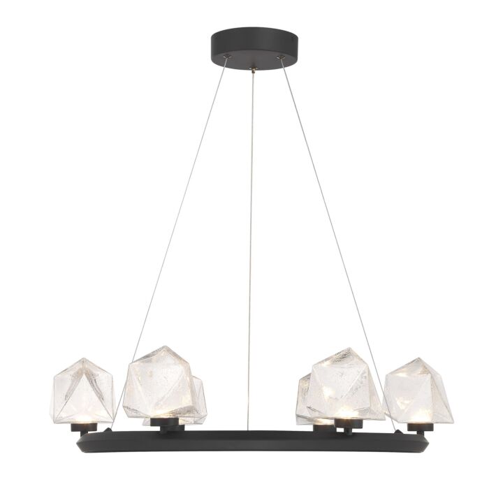 Castello 6-Light Chandelier in Matte Black