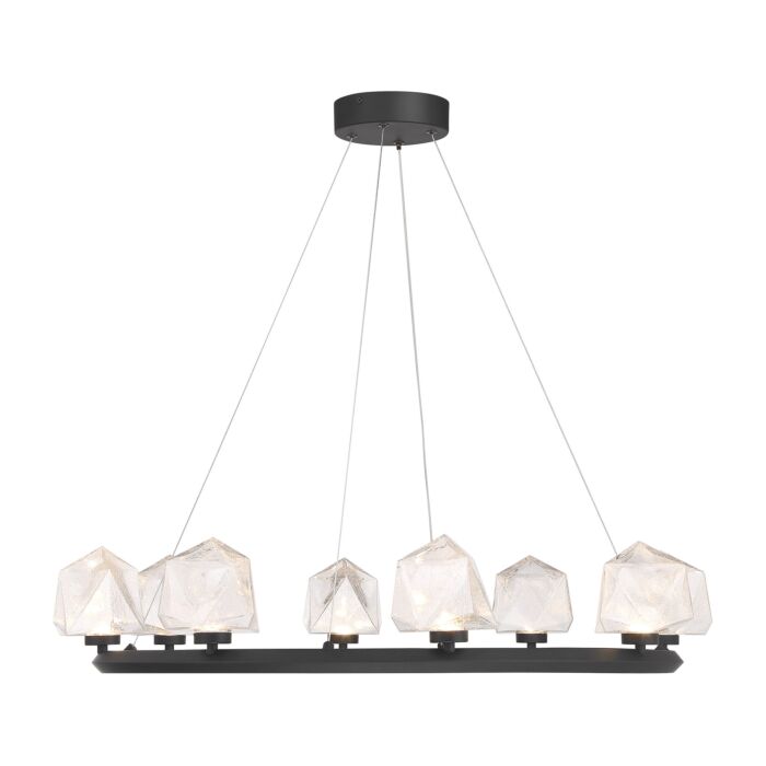 Castello 8-Light Chandelier in Matte Black