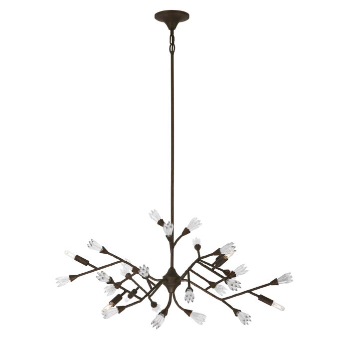 Malinda 6-Light Chandelier in Bark by Breegan Jane