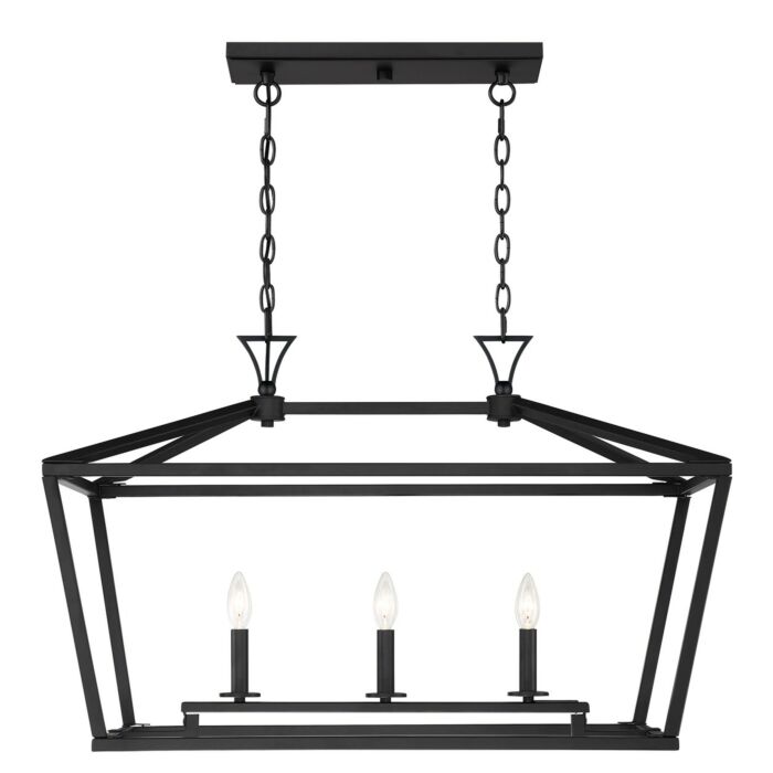 Three Light Linear Chandelier by Savoy House