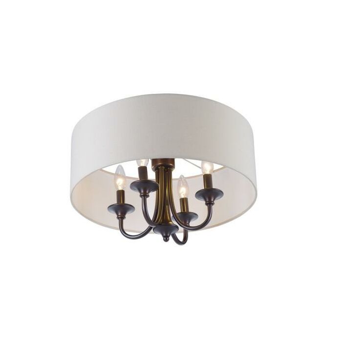 Maxim Lighting Bongo 4 Light 4 Light Semi Flush Mount in Oil Rubbed Bronze