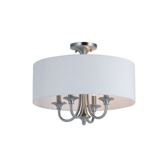 Maxim Lighting Bongo 4 Light 4 Light Semi Flush Mount in Satin Nickel