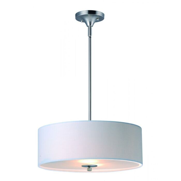 Maxim Lighting Bongo 3 Light 3 Light Semi Flush Mount in Satin Nickel