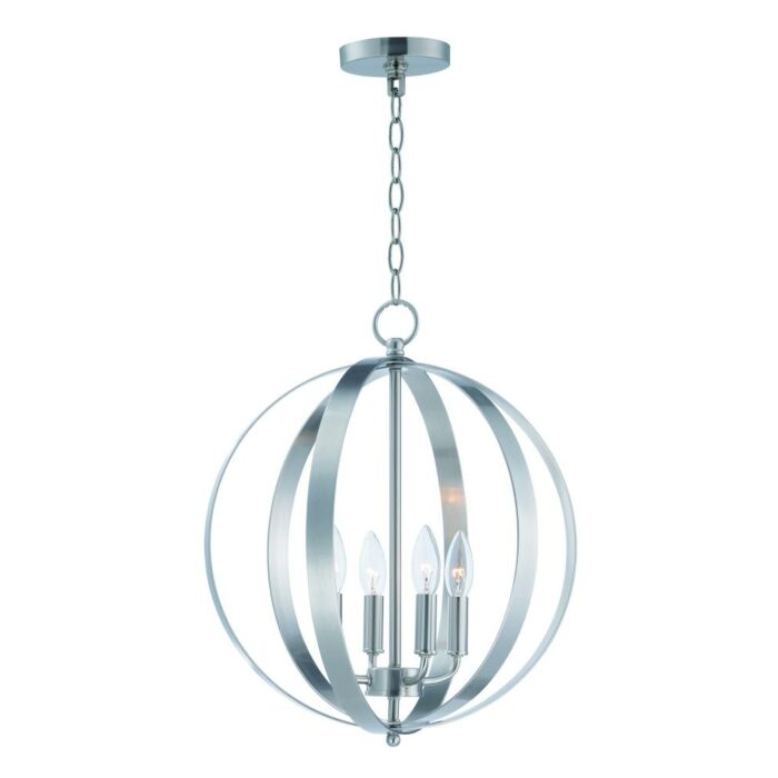 Maxim Lighting Provident 4 Light 4 Light Single Pendant in Satin Nickel