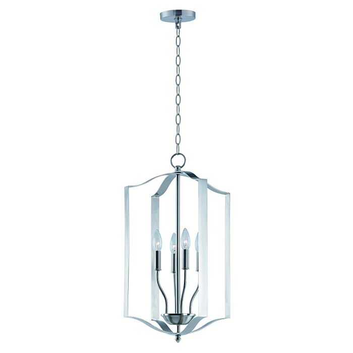 Maxim Lighting Provident 4 Light 4 Light Single Pendant in Satin Nickel