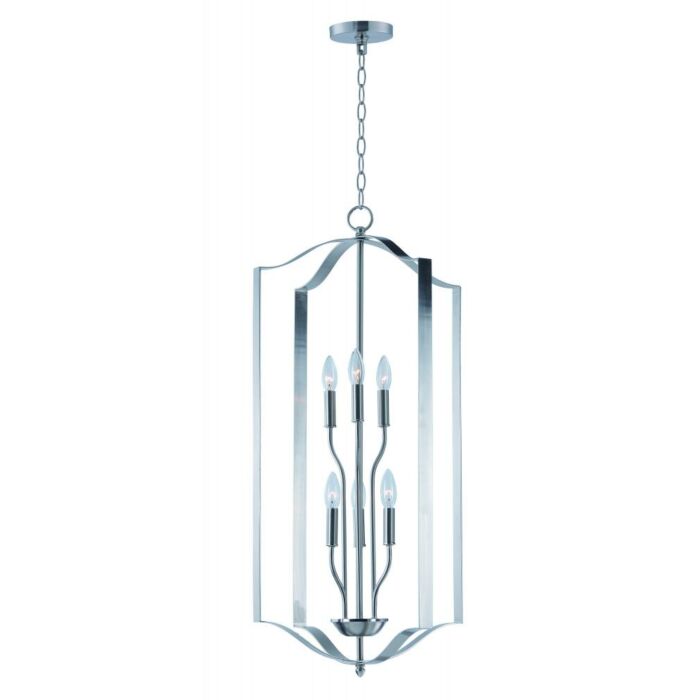 Maxim Lighting Provident 6 Light 6 Light Single Pendant in Satin Nickel