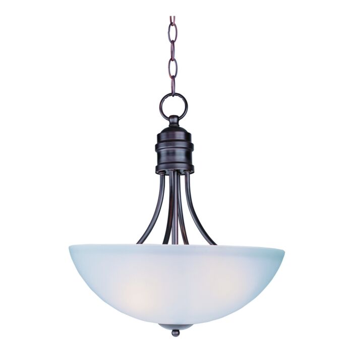 Maxim Lighting Logan 3 Light Bowl Pendant in Bronze