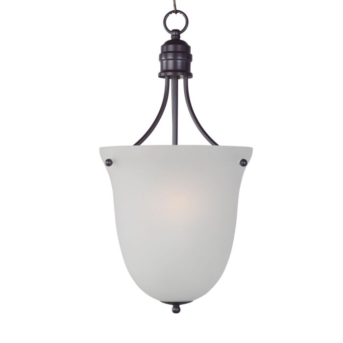 Maxim Logan 12.75 Inch 3 Light Entry Foyer Pendant in Oil Rubbed Bronze