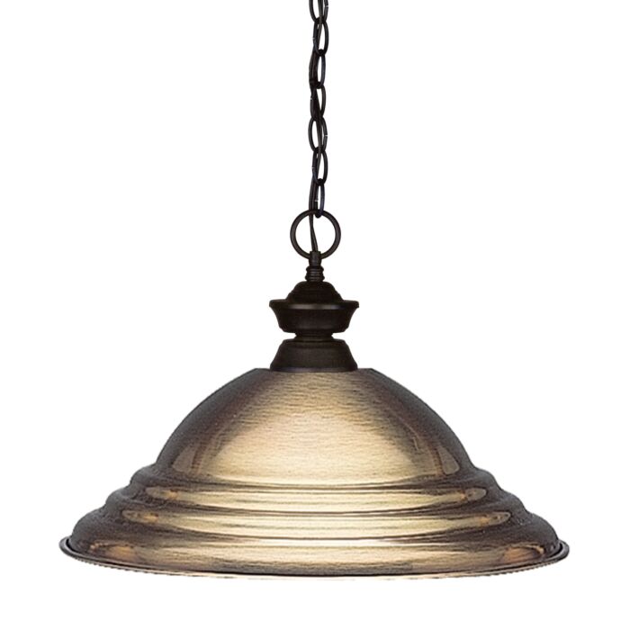 Z Lite Shark 1 Light Pendant Light In Bronze