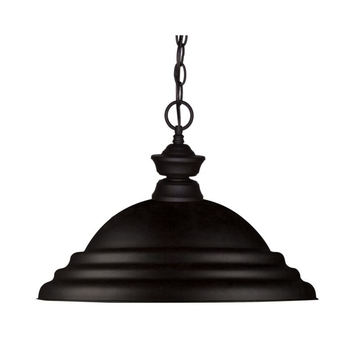 Z Lite Pendant Lights 1 Light Pendant Light In Matte Black