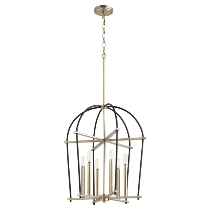 Six Light Entry Pendant by Quorum